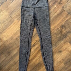 Lululemon Gray High-Waisted Leggings